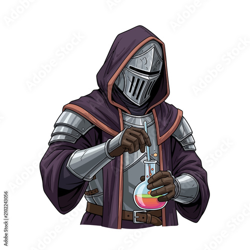 Foto Grandmaster Alchemist Knight Mixing Glass Beaker