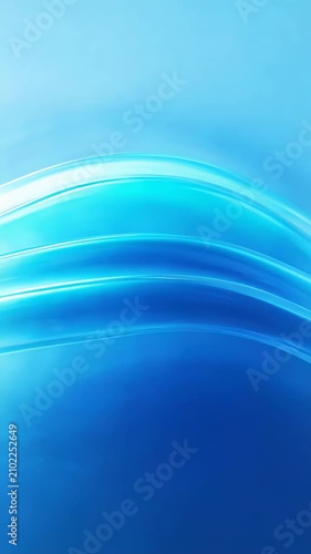 Blue abstract wave design