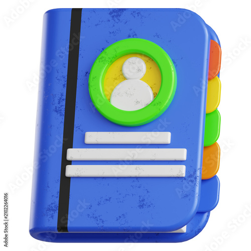 Фотография Customer Phone Book 3D Illustration