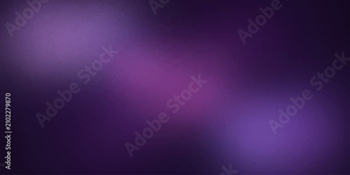 Fotografía Abstract purple bokeh lights, with blurred glowing spots on a dark gradient background, creating a dreamy, ethereal atmosphere