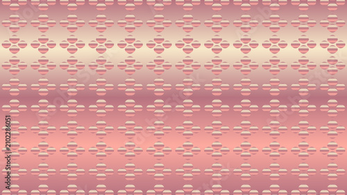 Quadro su tela Elegant and soothing seamless geometric pattern in soft rose and beige gradient