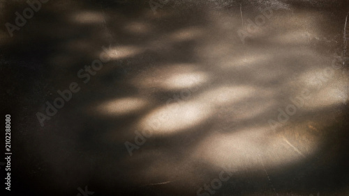 Fotografie Blurred highlight cluster texture on warm gray film surface
