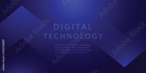 Konstfotografi High speed digital technology connected with deep blue background, cyber nano information, abstract communication