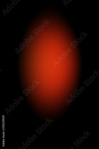 Abstract black and orange gradient background with soft circular light blending.