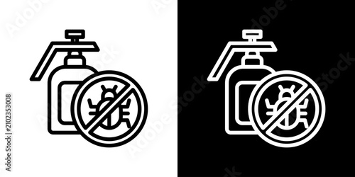 Foto Pesticide Icon Set Multiple Style Collection