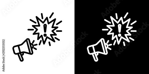 Fotografía Noise Pollution Icon Set Multiple Style Collection