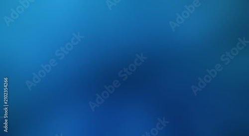 Canvas Print Smooth gradient blue background, soft blur effect texture