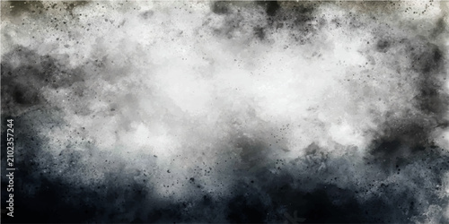 Konstfotografi Abstract watercolor painting with dark and light shades, soft grunge texture and rough border, evoking a dramatic and melancholic mood