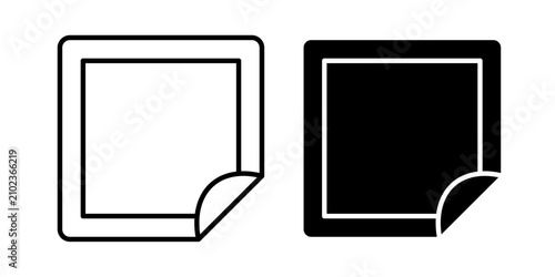 Foto Nicotine Patch Icon represents smoking cessation, nicotine therapy, and healthcare treatment with an editable outline vector illustration