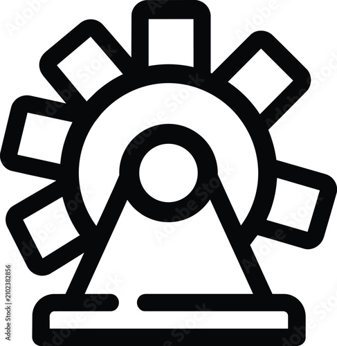 Foto Retro Office Rotary Card Index for Business Contact Management