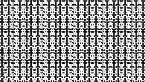 Black and white geometric pattern. Abstract seamless textile design for fashion apparel.
