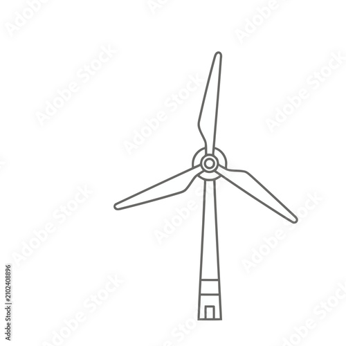 Wind turbine outline