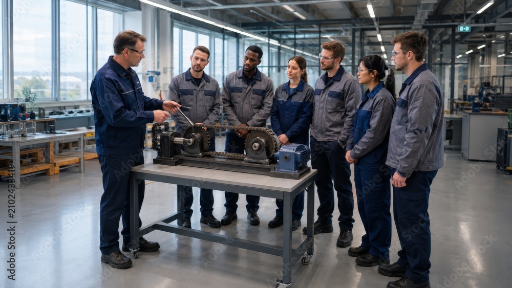 Fototapeta premium Industrial Maintenance Training