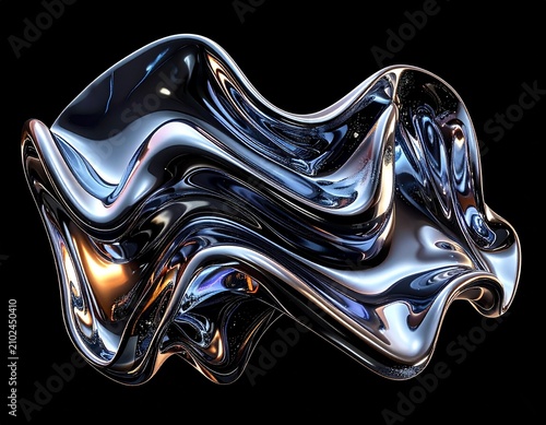 abstract metal background with alpha channel