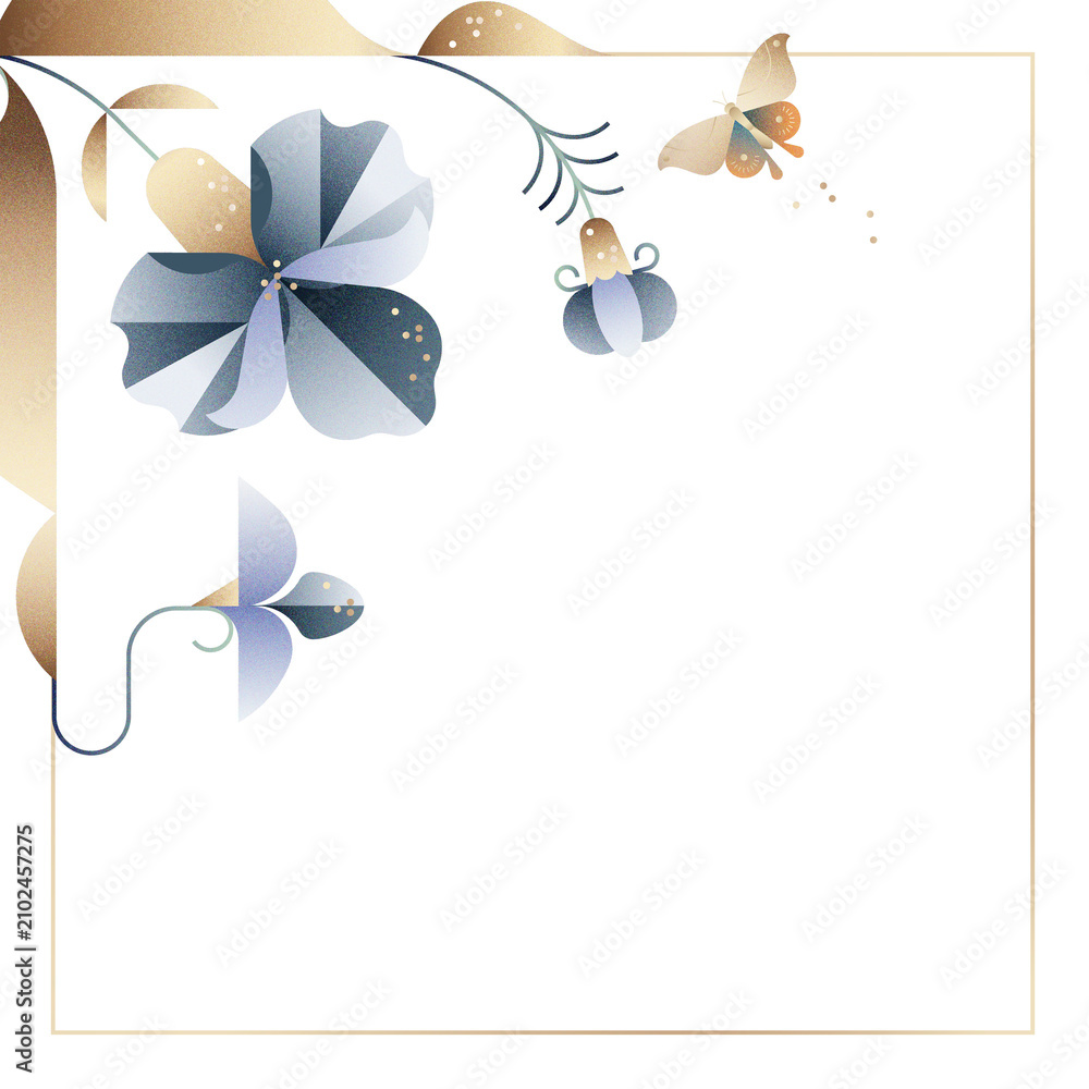 Fototapeta premium Irises frame png, aesthetic botanical sticker design, transparent background