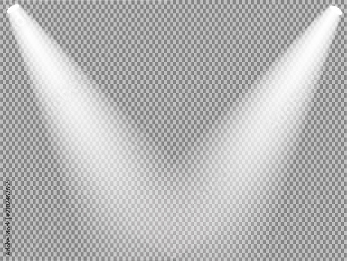 spot light effect stage light 3d spot light vector png, 