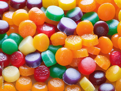 background of colorful candies