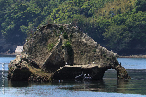 Foto 浦戸諸島の奇岩（日本宮城県）