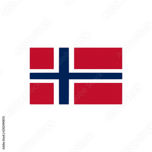 Norway National Flag Flat Vector Illustration