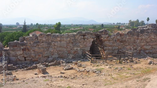 Ancient Greek cyclopean ruins of Tiryns