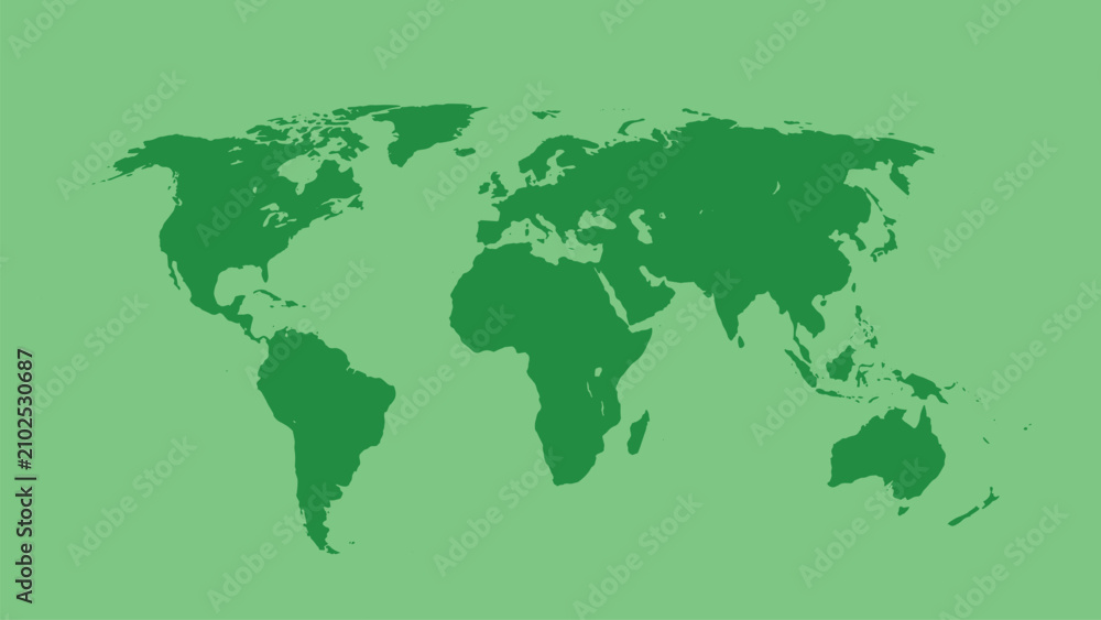 Obraz premium world map