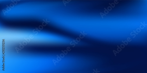 Bild auf Leinwand blue gradient background overlapping curved areas and diffuse lighting with a so