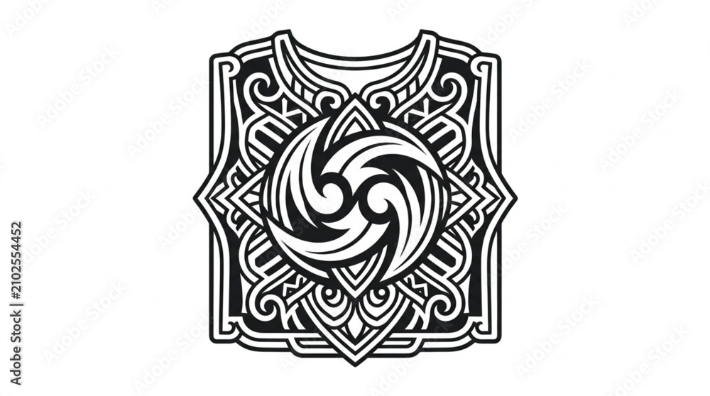 Obraz premium Intricate Celtic Knot Swirl Ornamental Design Pattern.