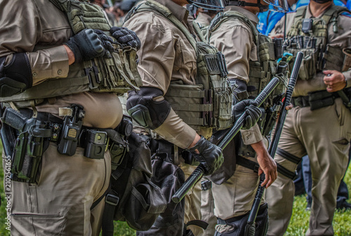 Texas state police in Austin