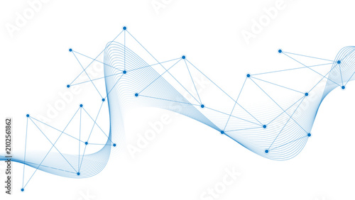 Abstract purple plexus network background with flowing lines.  abstract technology background