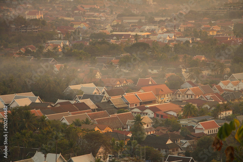 Sunset View of Luang Prabang from Phou Si Hill, Laos