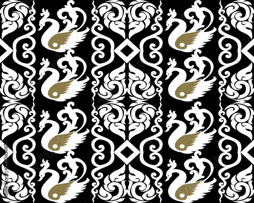 Abstract ethnic geometric pattern design for background or Wallpaper.