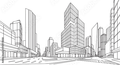 Fotografie City landscape