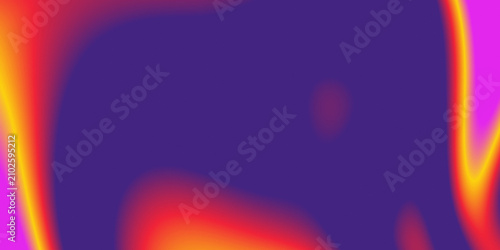 Konstfotografi Abstract digital wave background with vibrant tech colors and smooth flowing pat