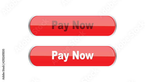 Pay Now checkout button pair pink gradient