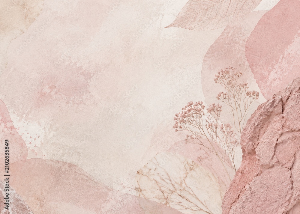 Fototapeta premium grunge background with flowers