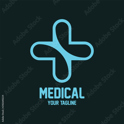 Hospital logo vector icon design. Health Medical Logo template vector illustration design