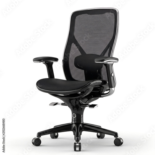 office chair isolated on white background