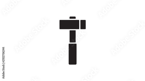Hammer icon illustrates manual labor, construction activities, and building renovation processes.