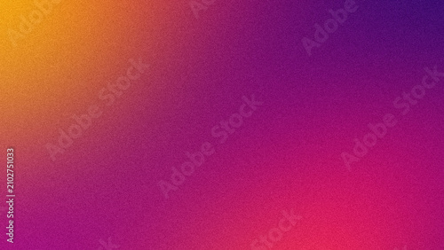 Quadro su tela Smooth gradient background with purple and orange hues Vector noise grain textur