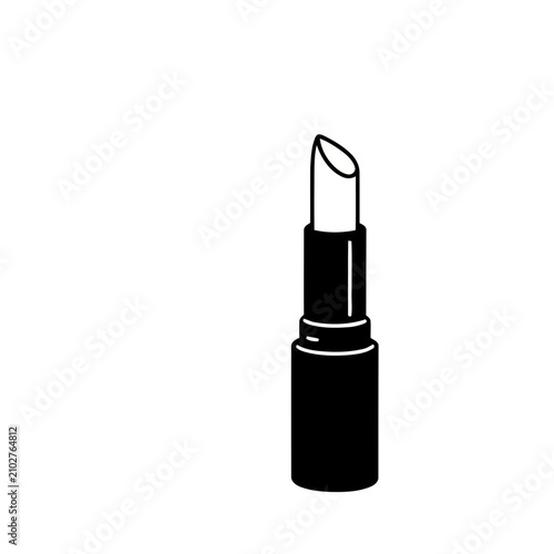 Black and White Lipstick Icon