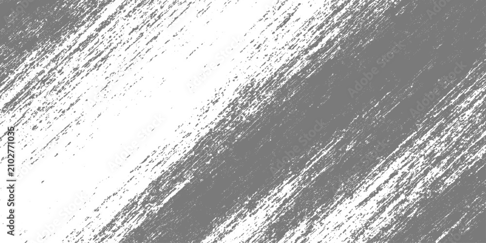 Obraz premium Abstract Grey and White Grunge Background with Diagonal Paint Brush Strokes Distorted Line Texture Overlay Design