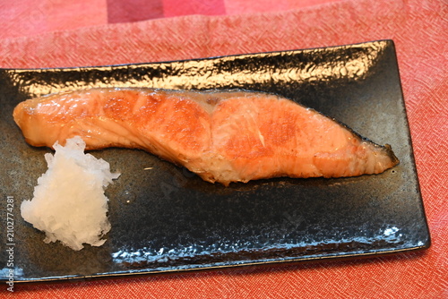 シャケの塩焼き
