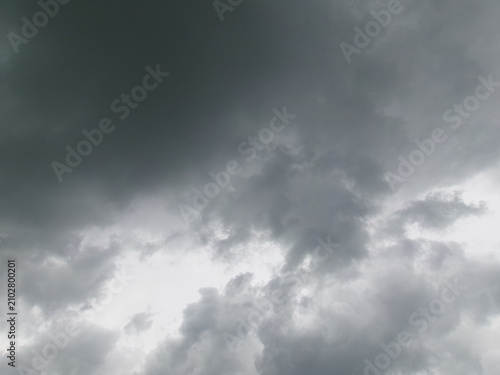 Obraz na płótnie storm clouds timelapse