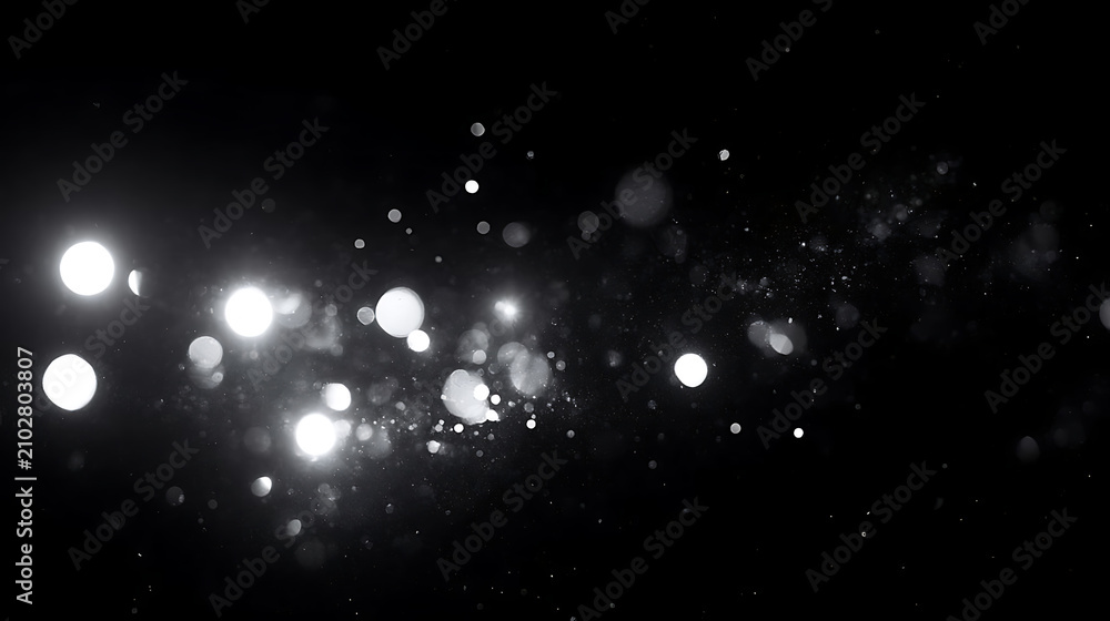 Fototapeta premium Golden Holiday Sparkles PNG Transparent with Soft Bokeh Overlay, Elegant Warm Glow, Luxury Decorative Background for Christmas, Party and Event Graphics.