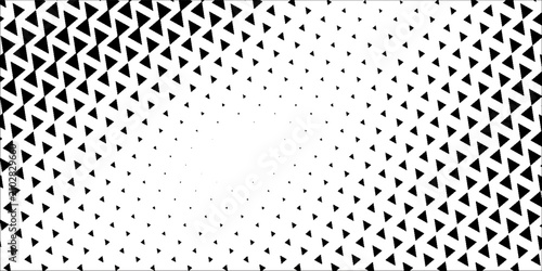 Canvastavla Fading triangle halftone texture gradient pattern