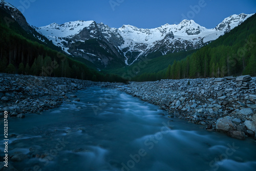 stream in the mountains