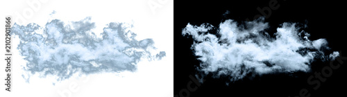 Konstfotografi Cloud light blue storm element with dense thunderous puff shape for dramatic wea