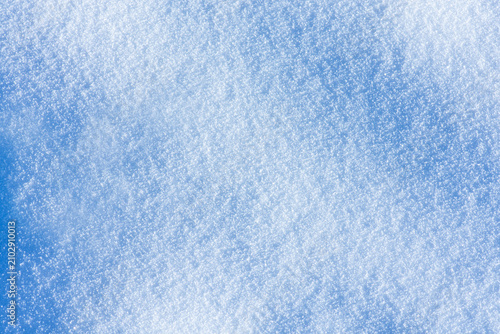 Foto Snow white texture. Background of snow texture.