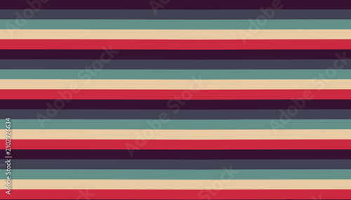 Retro Aesthetic Horizontal Striped Pattern Background