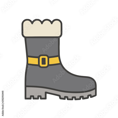 Winter boot icon